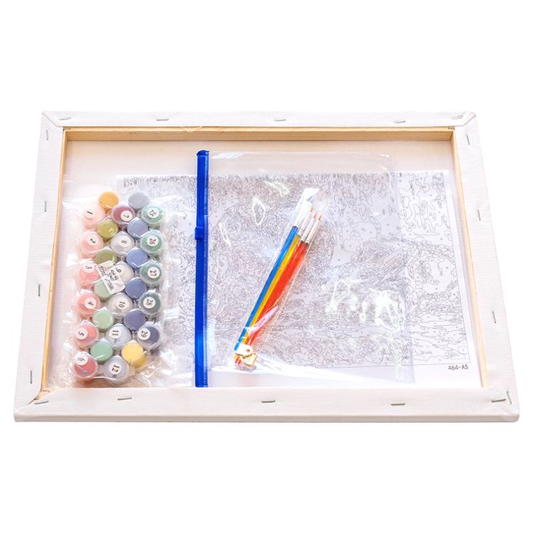 Картина по номерам «Ренуар. Натюрморт с цветами и фруктами» — картинка 3