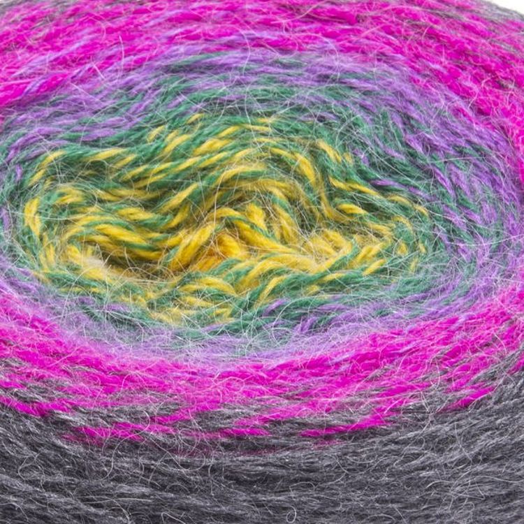 Пряжа YarnArt Flowers Alpaca (423), мультиколор, 5 шт. по 250 г — картинка 2