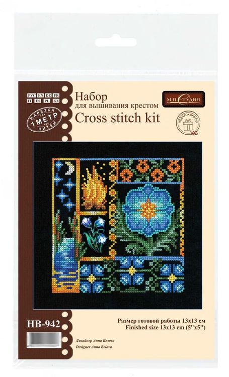 Набор для вышивания «Мини-семплер. Цветок папоротника» — картинка 3