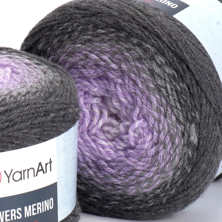 Пряжа YarnArt Flowers Merino (547), мультиколор, 5 шт. по 225 г — картинка 2