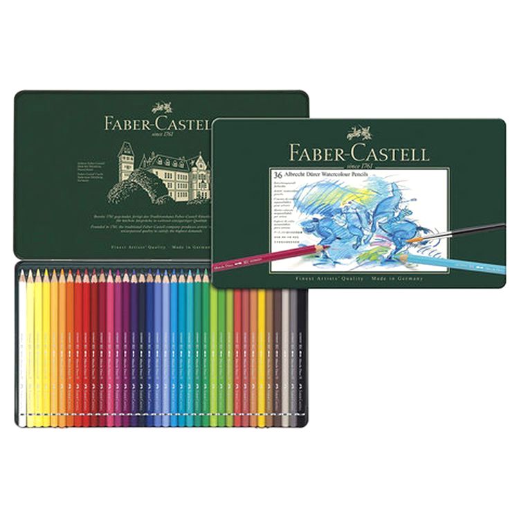 Карандаши цветные акварельные художественные FABER-CASTELL «Albrecht Durer», 36 цв. — картинка 4