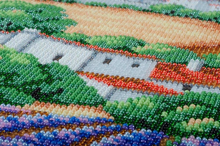 Набор вышивки бисером «Лавандовое поле. Прованс» — картинка 4