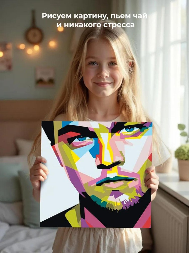 Картина по номерам «Леонардо ди Каприо» — картинка 7