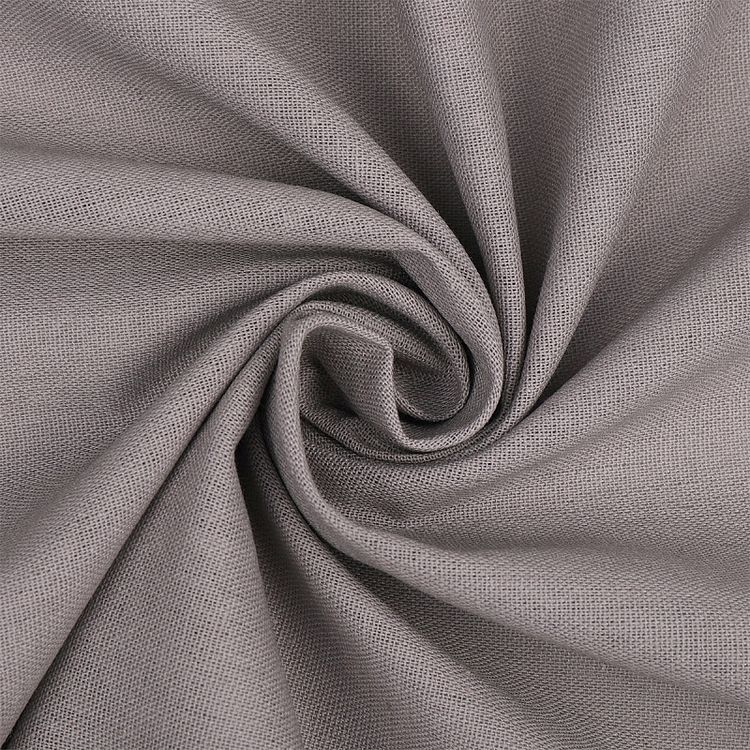 Ткань льняная, 10 м, ширина 140 см, 185 г/м², цвет: 46 серый, TBY