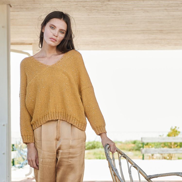 Пряжа Katia Eliseo (68), темно-песочный, 5 шт. по 50 г — картинка 3