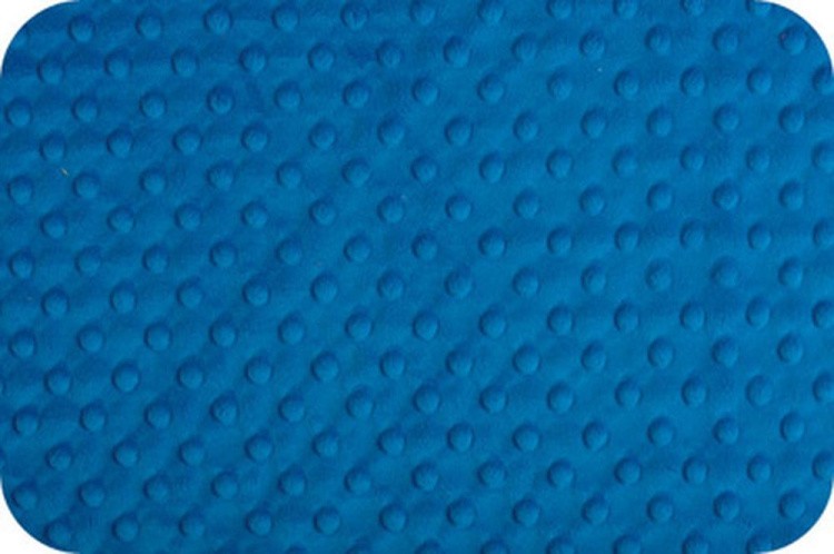 Плюш CUDDLE DIMPLE, 48x48 см, 455 г/м2, 100% полиэстер, цвет: ELECTRIC BLUE, Peppy