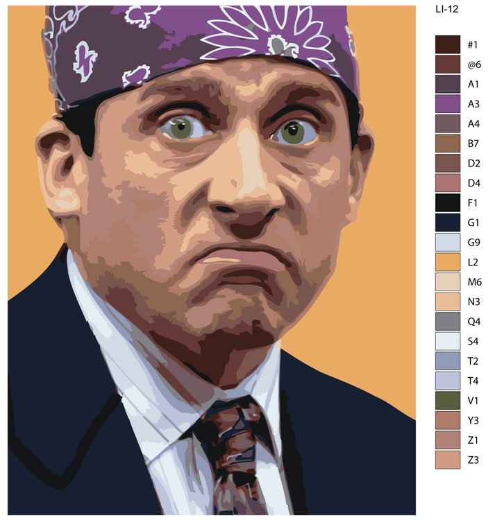 Картина по номерам «Призон Майк» — картинка 2