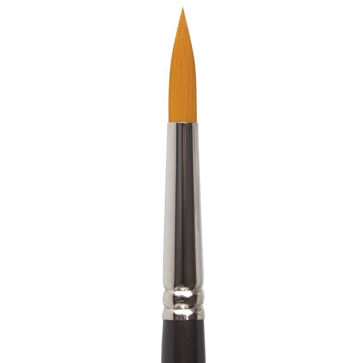 Кисть художественная профессиональная Art Classic, синтетика жесткая, круглая, № 7, короткая ручка, Brauberg — картинка 3