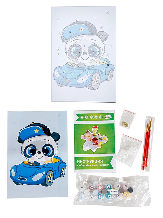 Картина по номерам «Сказочная пандочка» — картинка 3