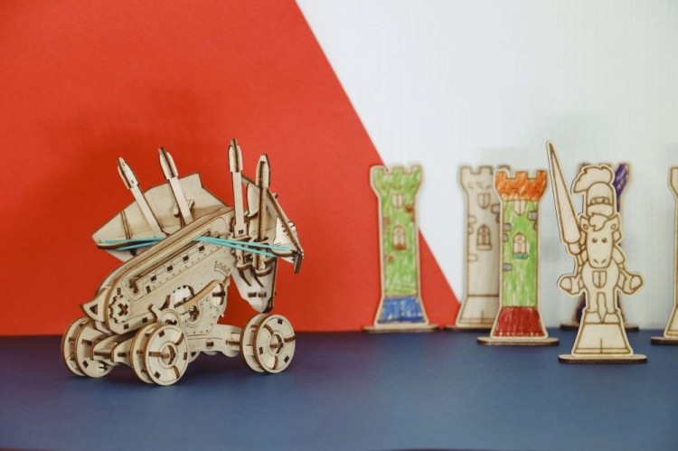 Конструктор из дерева Аркбаллиста, UNIWOOD — картинка 5