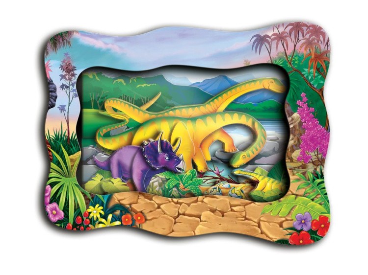 Объемная картина «Динозаврики» — картинка 2