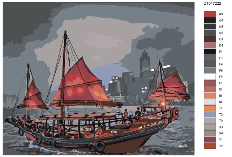 Картина по номерам «Путешествие по Хуанхэ» — картинка 2