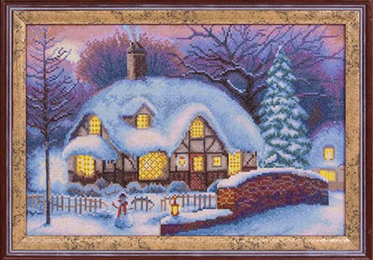 Набор для вышивания «Домик-Зима» — картинка 2