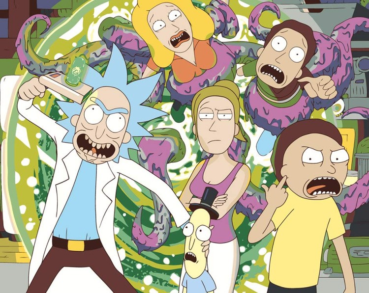 Картина по номерам «Рик и Морти Rick and Morty: Портал 40x40»