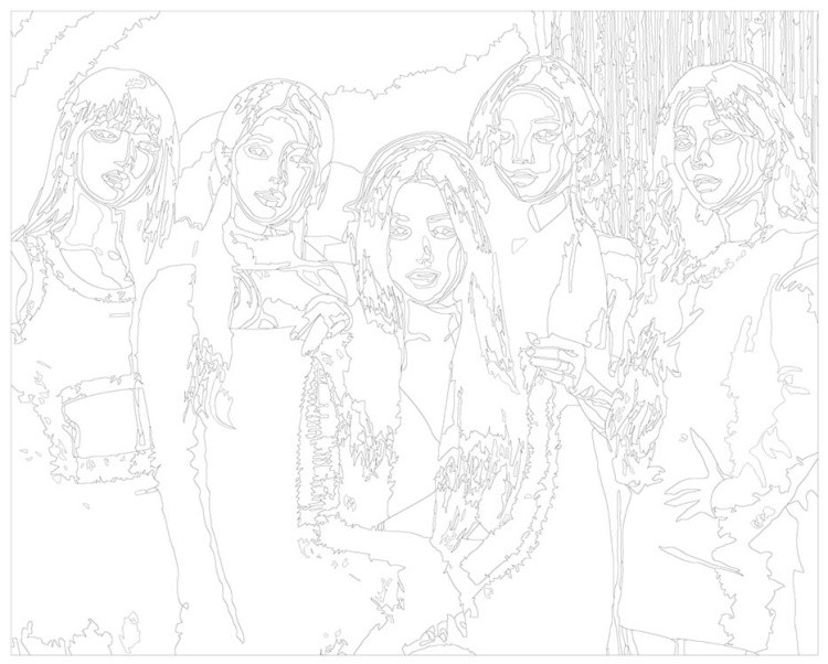 Картина по номерам «KPOP кпоп группа GI-dle Джи Айдл 40х50» — картинка 3