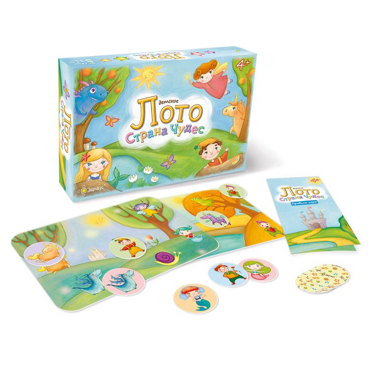 Настольная игра «Лото детское. Страна чудес» — картинка 2