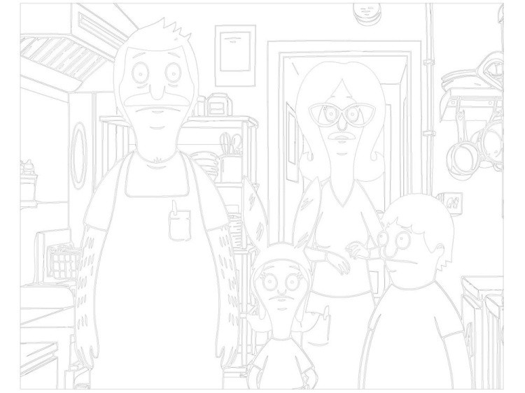 Картина по номерам «Закусочная Боба» — картинка 3