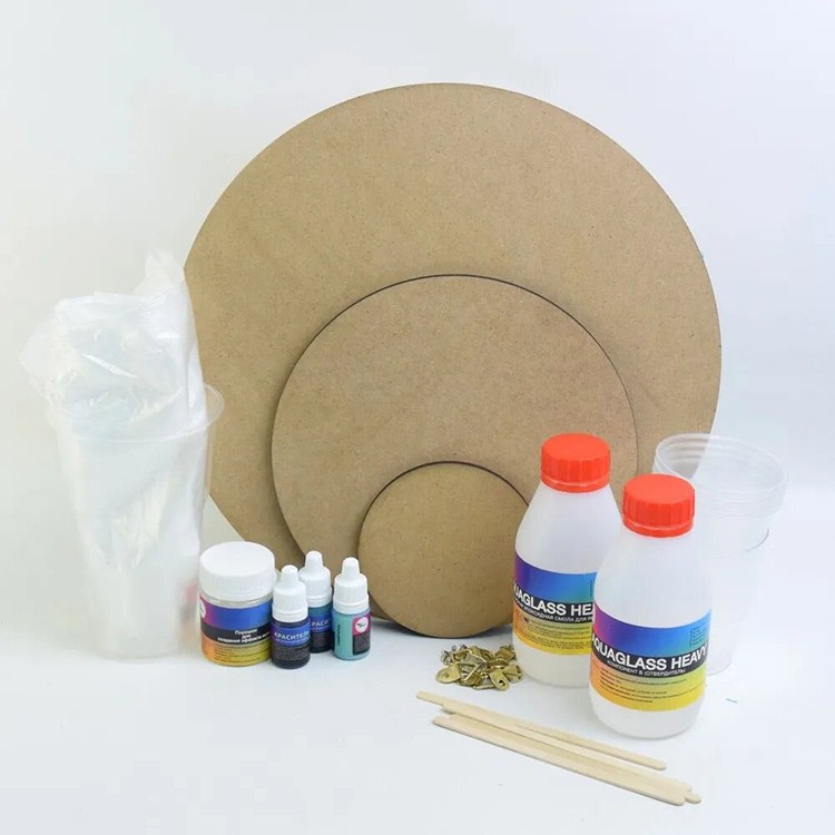 Набор для рисования эпоксидной смолой в технике ResinART Море, RU-SMOLA — картинка 4