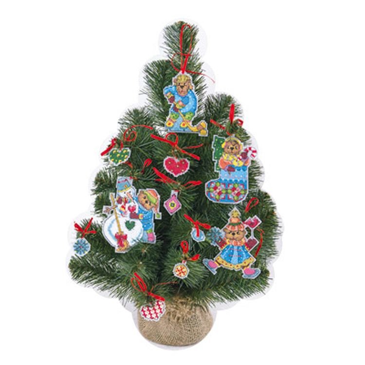 Набор для вышивания «Елочные игрушки.Мишки» — картинка 2