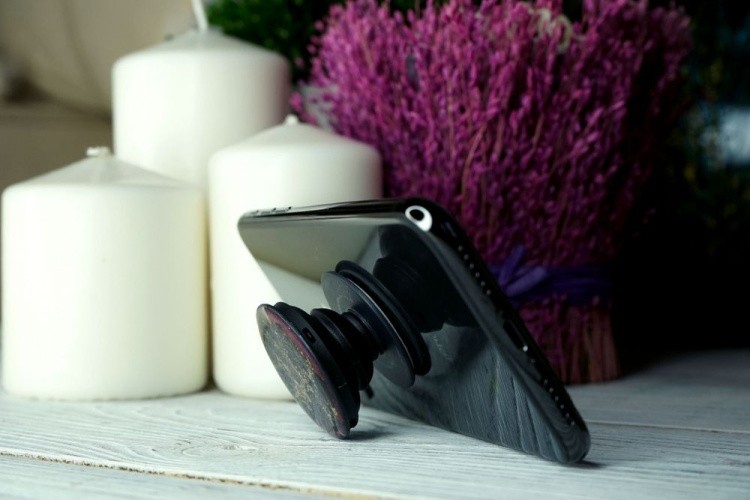 ПопСокет держатель для телефона, черный — картинка 5