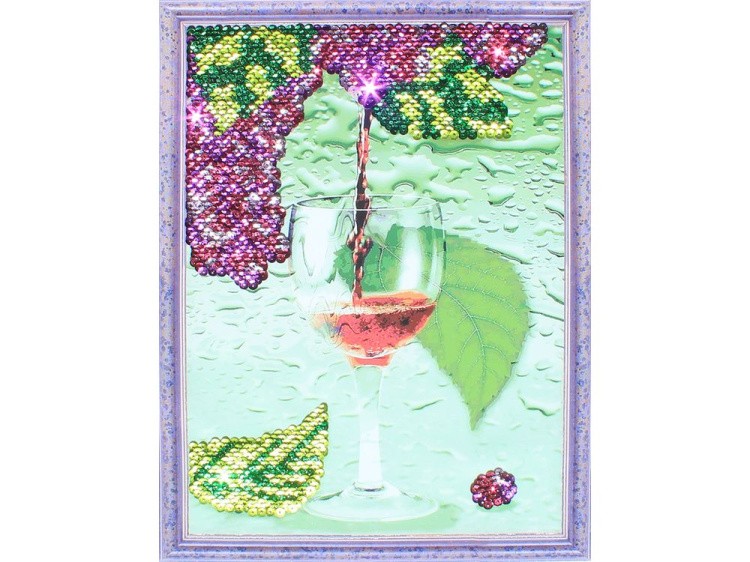 Мозаика из пайеток «Виноградный сок» — картинка 2
