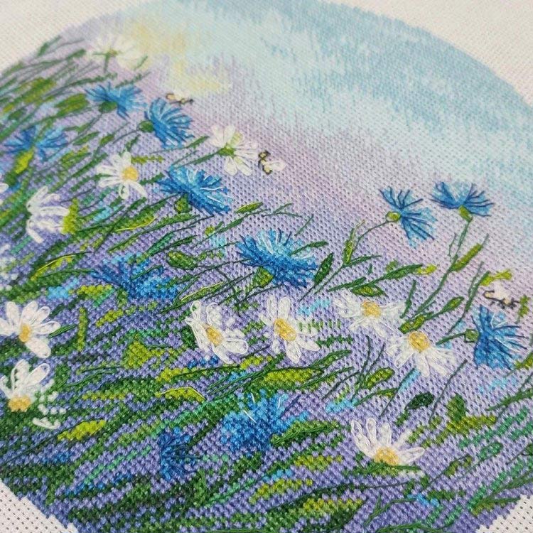 Набор для вышивания «Васильковое поле» — картинка 3