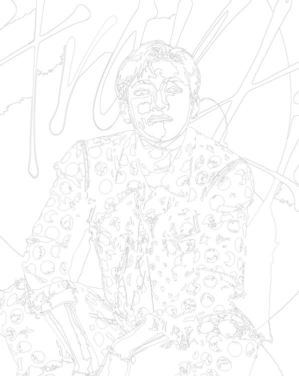 Картина по номерам «Stray Kids Стрей Кидс: Бан Чан 2» — картинка 2