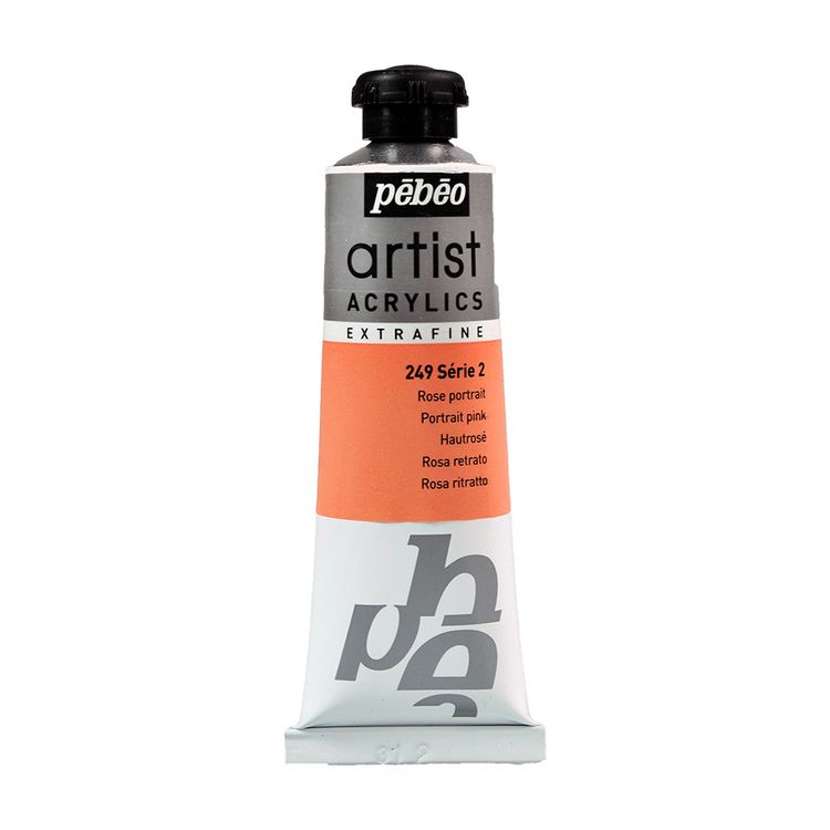 Краска акриловая PEBEO Artist Acrylics extra fine №2, розовый портретный, 37 мл