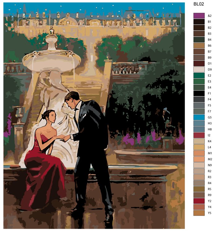 Картина по номерам «Романтика в сумерках» — картинка 2