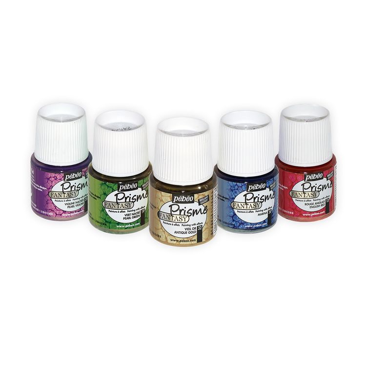 Краска Fantasy Moon с фактурным эффектом PEBEO, цвет: флуоресцентный желтый, 45 мл — картинка 2