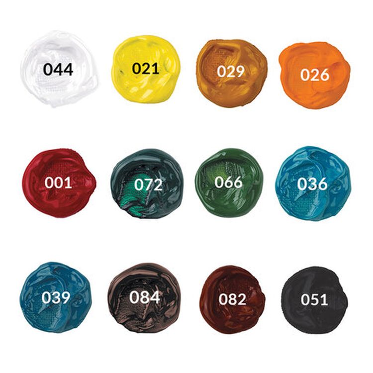 Краски акриловые художественные BRAUBERG ART DEBUT, набор 18 цветов по 12 мл, в тубах — картинка 5