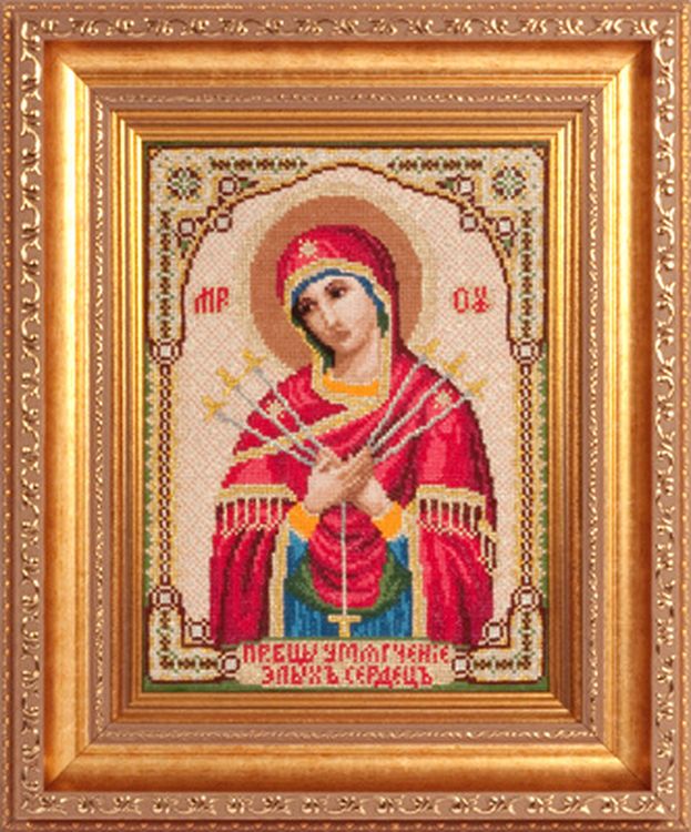 Набор для вышивания «Икона Божией Матери Умягчение Злых Сердец» — картинка 3