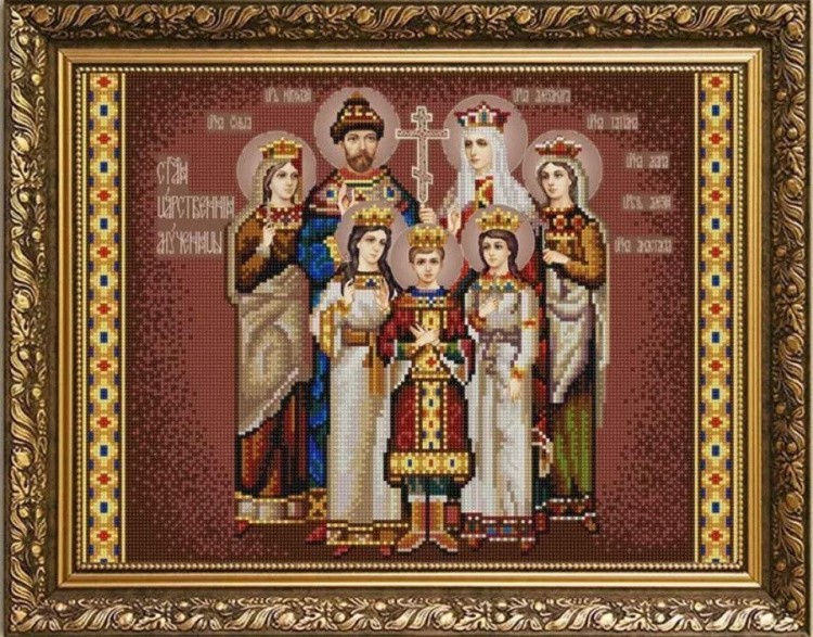 Рисунок на ткани «Царская семья» — картинка 2