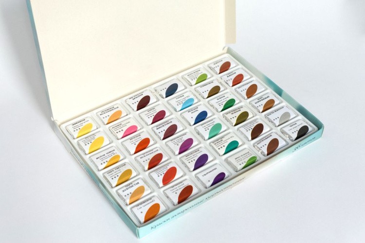 Краска акварель Аква-колор 36 цветов «Петербургская классика» — картинка 2