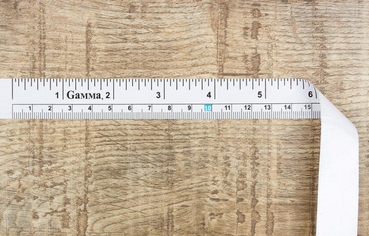 Клеевая сантиметровая лента, ПВХ, бумага, 150 см, 2 см, белый, Gamma
