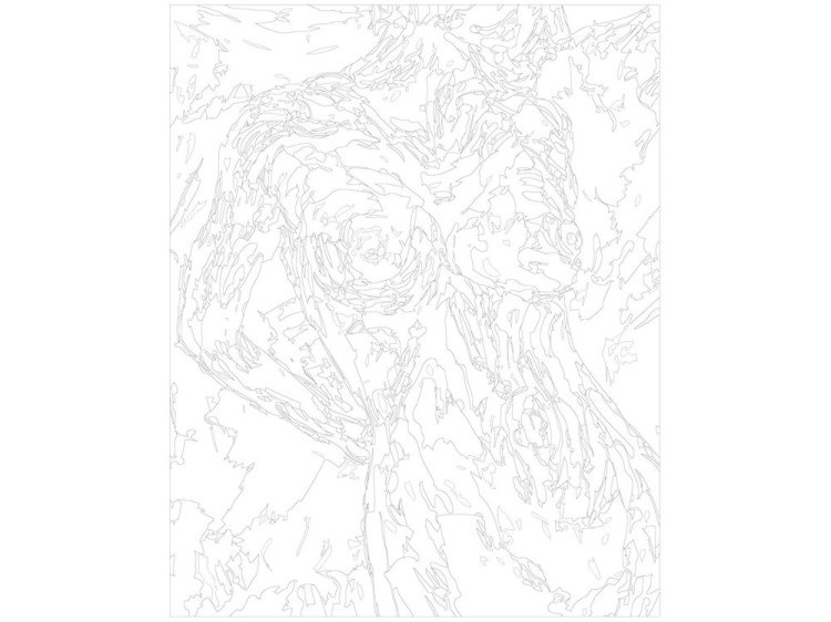 Картина по номерам «Обнажённая» — картинка 3