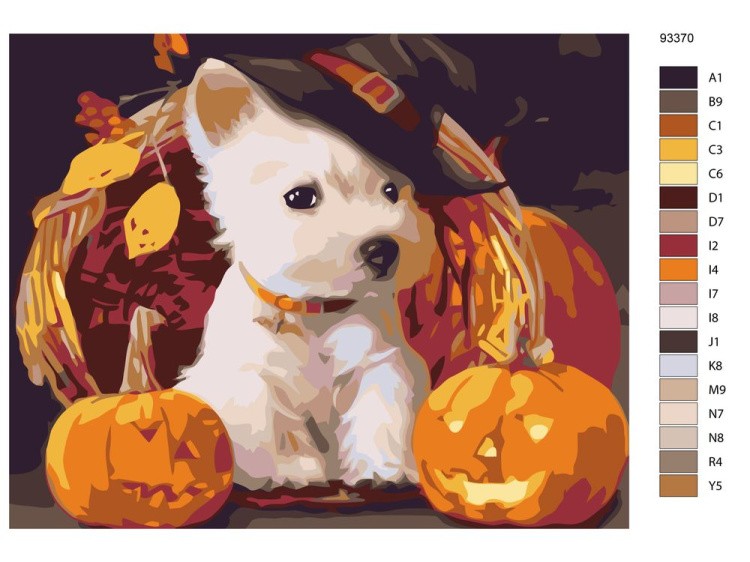 Картина по номерам «Счастливого Хэллоуина» — картинка 2