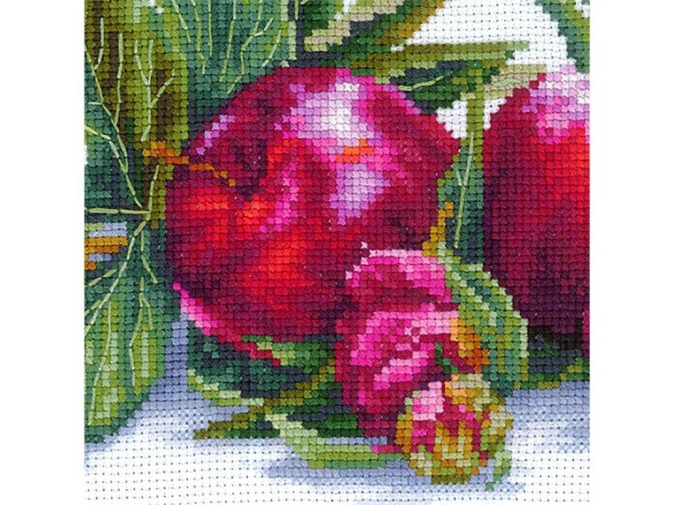 Набор для вышивания «Яблоки и пионы» — картинка 2