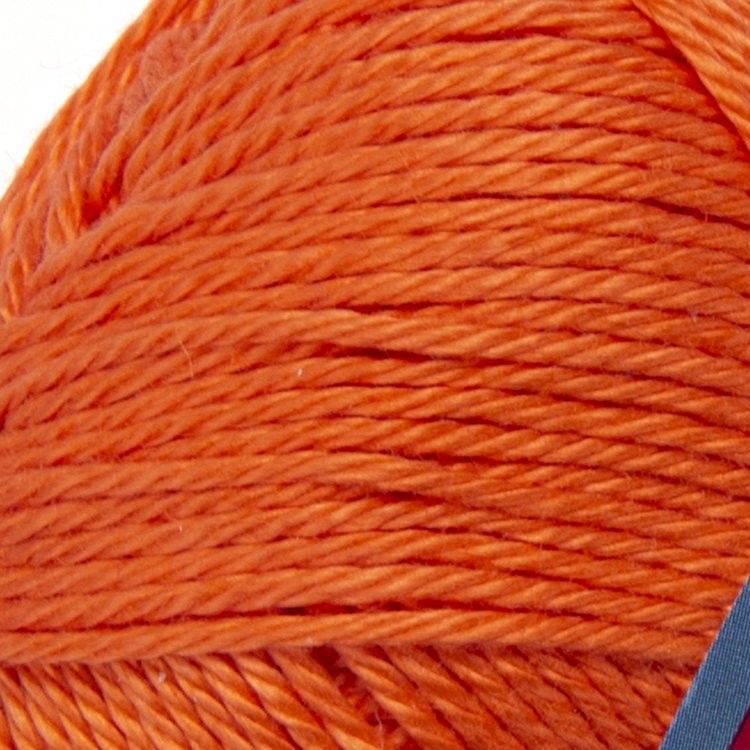 Пряжа YarnArt Luxor (Луксор гиза коттон) (1223), яркий абрикос, 5 шт. по 50 г — картинка 2