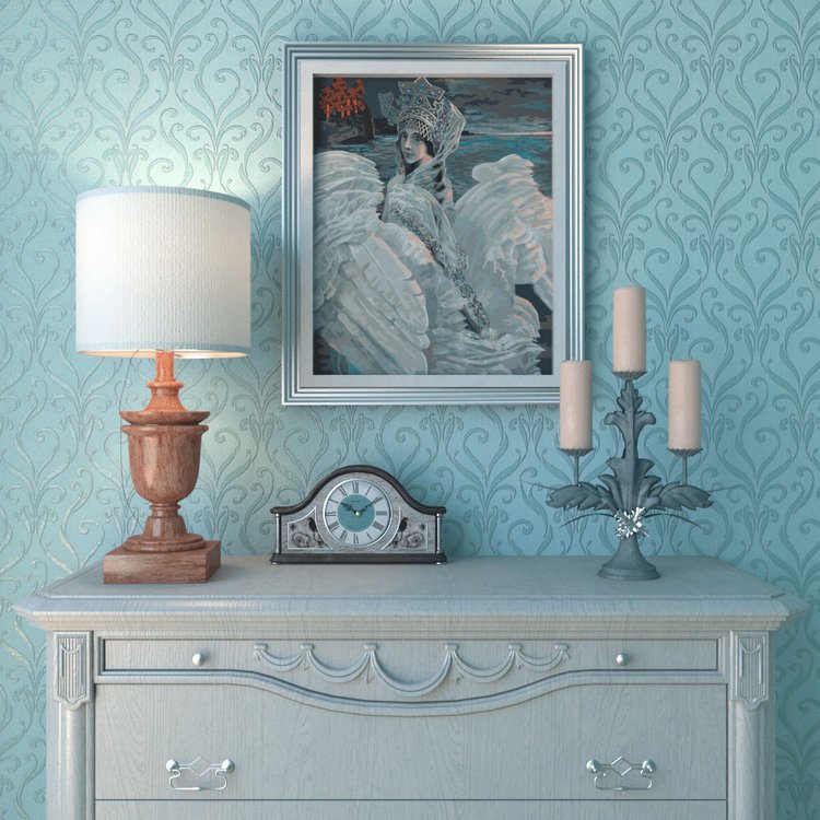 Картина по номерам «Царевна-лебедь» — картинка 2