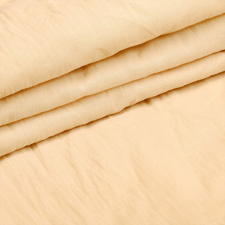 Ткань Хлопок крэш, 1 м х 150 см, 90 г/м², цвет: светло-бежевый, TBY — картинка 2