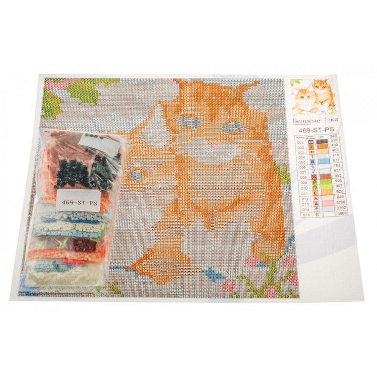 Алмазная вышивка «Рыжие котята» — картинка 3