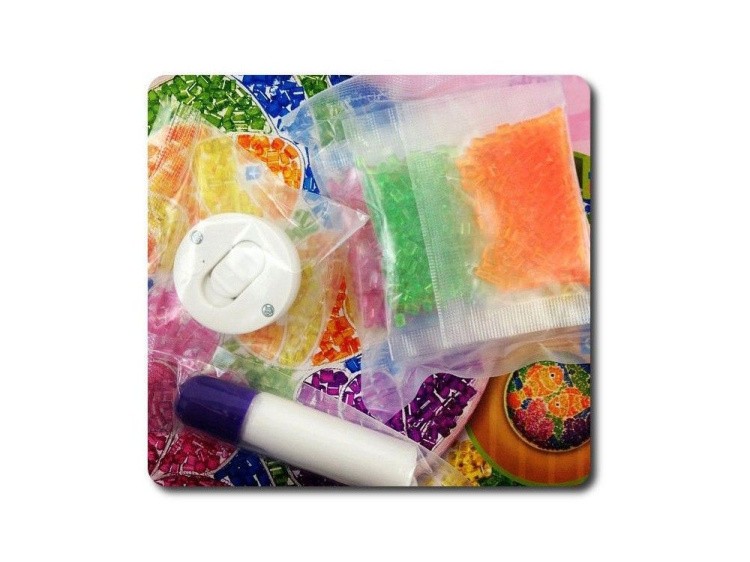 Набор для творчества «Светящаяся мозаика. Витраж-светильник» — картинка 4