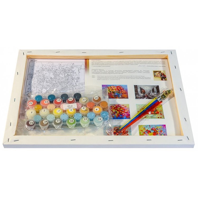 Картина по номерам «Улочки Парижа» — картинка 3