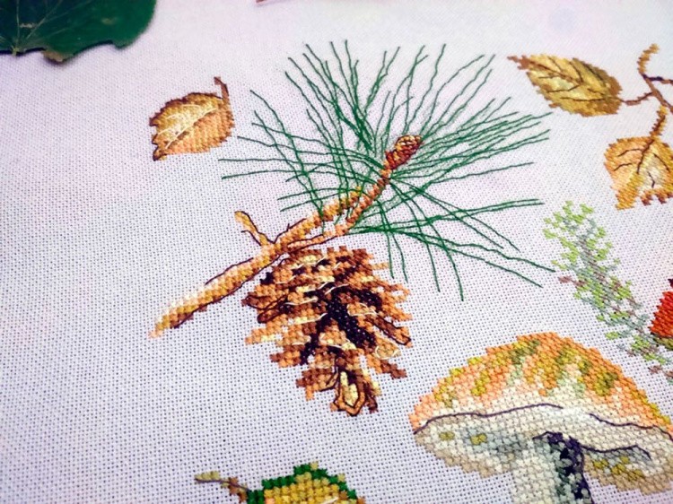 Набор для вышивания «Подберезовики» — картинка 3