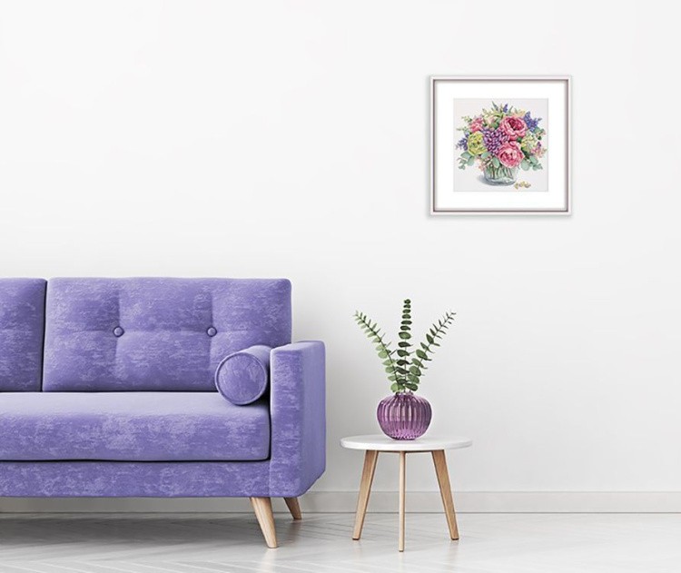 Набор для вышивания «Букет с пионами» — картинка 5