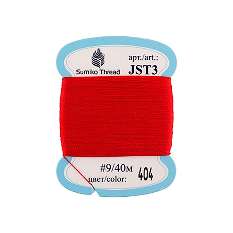 Нитки для вышивания SumikoThread, цвет: №404 красный, 40 м
