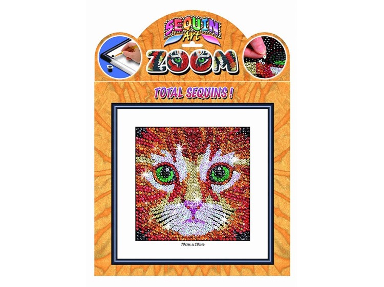 Мозаика из пайеток «Котенок» — картинка 2