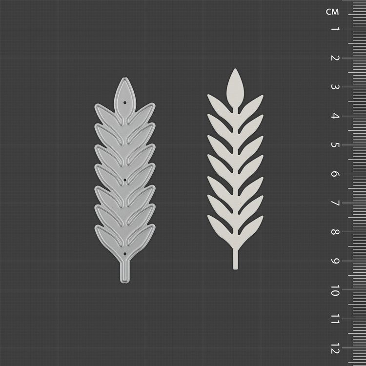 Нож для вырубки «Веточка», 2,2x7,2 см, Mr.Painter — картинка 2