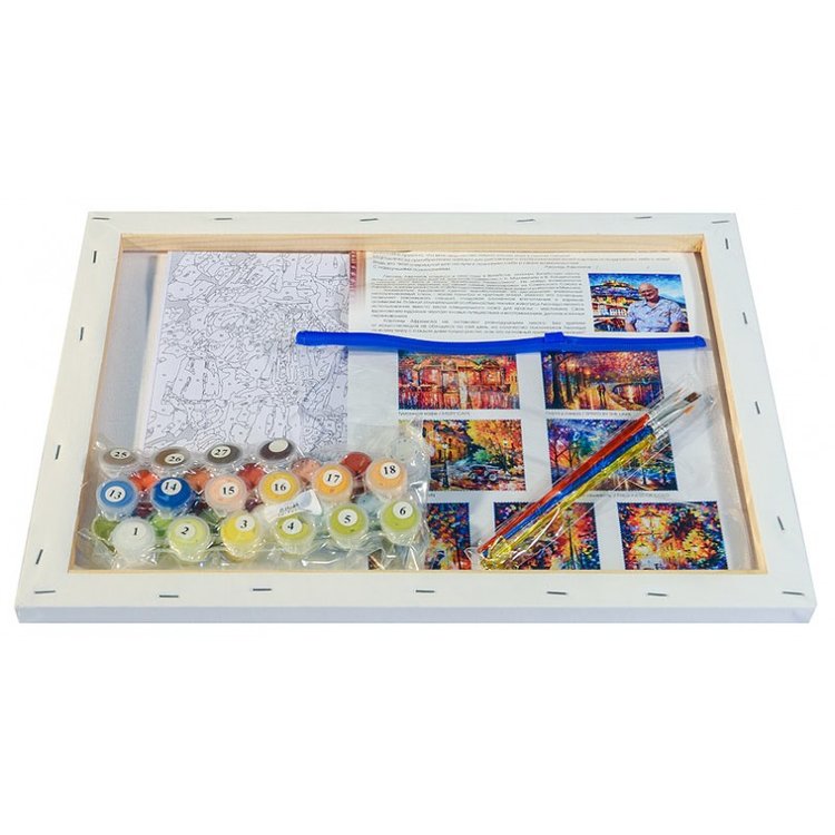 Картина по номерам «Мерцание ночи Санкт-Петербурга» — картинка 3